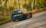 BMW 3 Series Touring 2020 road test review - cornering rear