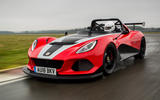 Lotus 3-Eleven 430 review cornering front