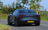 Polestar 1 2020 road test review - cornering rear