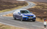BMW M5 2018 review cornering front
