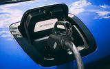 Honda e 2020 road test review - charging port