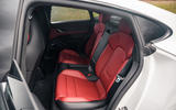 Porsche Taycan 2020 road test review - rear seats