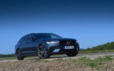 Volvo V90 T6 Recharge PHEV 2020 road test review - static