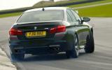 BMW M5 rear drifting