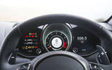 Aston Martin Vantage 2018 review instrument cluster