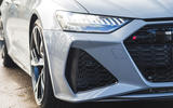 Audi RS6 Avant 2020 road test review - front air intake