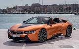 BMW i8 Roadster 2018 review static front