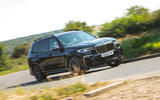 BMW X7 2020 road test review - cornering front