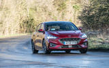 Ford Focus ST-line X 2019 road test review - cornering front