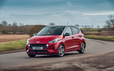 Hyundai i10 2020 road test review - cornering front