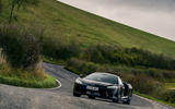 23 McLaren GT 2021 road test review cornering front