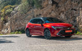Toyota Corolla hybrid hatchback 2019 road test review - static front