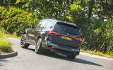 BMW X7 2020 road test review - cornering rear