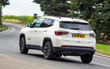 Jeep Compass 2018 road test review - cornering rear