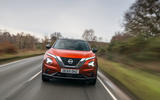 Nissan Juke 2020 road test review - on the road nose