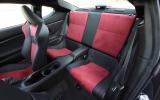 Toyota GT86 rear seats