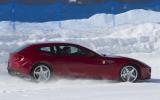 Ferrari FF four-wheel drive on snow