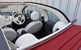 Fiat 500C rear seats