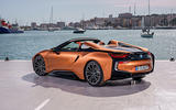BMW i8 Roadster 2018 review static rear