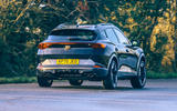 25 Cupra Formentor 2021 road test review cornering rear
