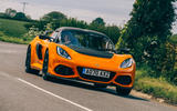 25 Lotus Exige Spot 390 Final 2021 RT cornering rear