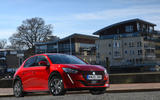 Peugeot e-208 2020 road test review - static