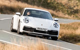 Porsche 911 Carrera S 2019 road test review - cornering front