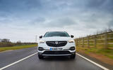 Vauxhall Grandland X Hybrid4 2020 road test review - on the road nose