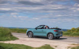 Volkswagen T-Roc Cabriolet 2020 road test review - on the road side