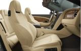 Bentley Continental GTC front seats