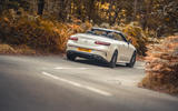 27 Mercedes Benz E Class Cabriolet 2021 road test review cornering rear