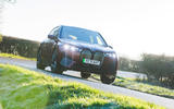 28 BMW iX 2022 road test review cornering front