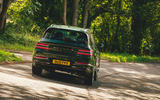 28 Genesis GV80 2021 road test review cornering rear