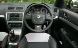 Skoda Octavia vRS steering wheel