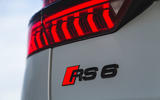 Audi RS6 Avant 2020 road test review - rear badge