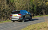 Hyundai Santa Fe 2019 road test review - on the road rear
