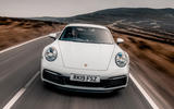 Porsche 911 Carrera S 2019 road test review - on the road action