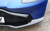 Aston Martin Vantage 2018 review front splitter