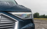 Audi E-tron 55 Quattro 2019 road test review - headlights