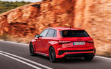 3 Audi RS3 2021 first drive review tracking rear