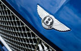 Bentley Continental GT 2018 Autocar road test review bonnet badge