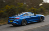 BMW M8 Competition coupe 2020 road test review - hero rear
