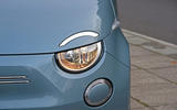 3 Fiat 500 electric 2022 road test review headlights