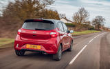 Hyundai i10 2020 road test review - hero rear