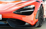 McLaren 765LT 2020 road test review - headlights
