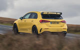 Mercedes-AMG A45 S 4Matic+ 2020 road test review - hero rear