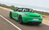 Porsche 718 Boxster GTS 4.0 2020 road test review - hero rear