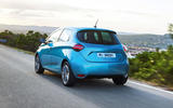 Renault Zoe 2020 road test review - hero rear