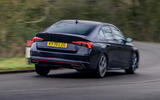 3 Skoda Octavia vRS TDI 2021 road test review hero rear