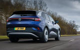 3 volkswagen id 4 2021 uk first drive review hero rear